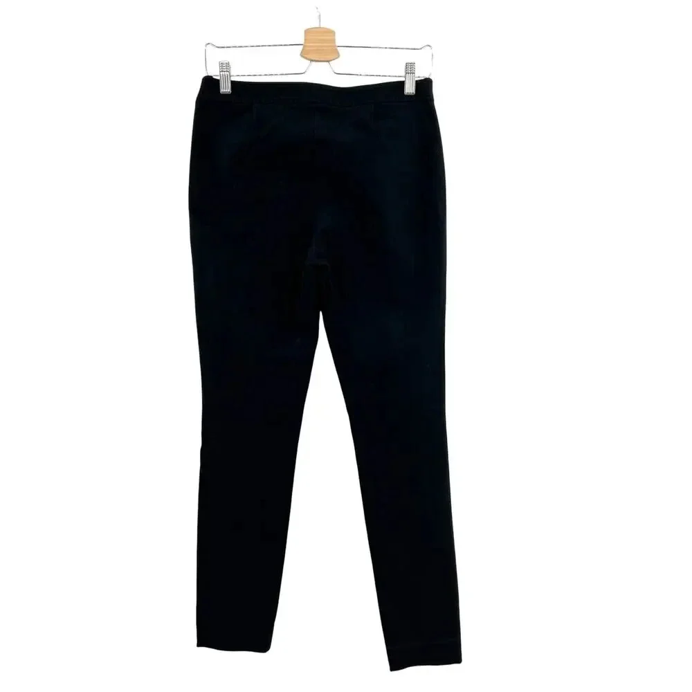 Tory Burch Black Skinny Ankle Paints with Coin Pocket Side Zip‎ Size 8
